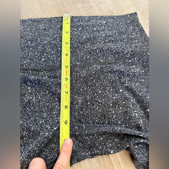 Lululemon Align Pant II (25") Luminesce Splatter Ice Grey Black Leggings Size 6 - Picture 9 of 12